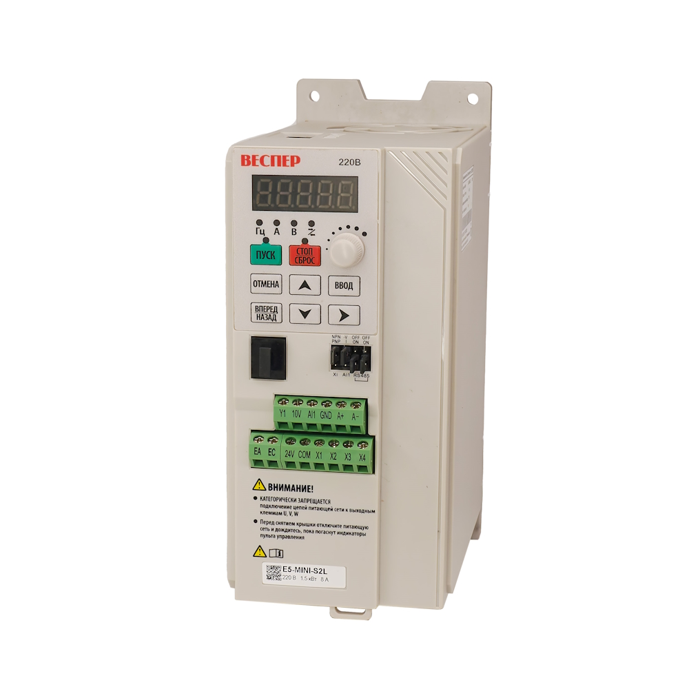 E5-MINI-S2L 1,5кВт 220В